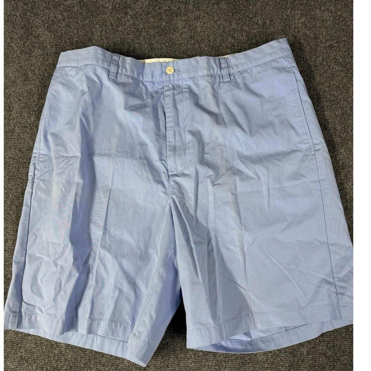 Vineyard Vines Links Short Mens 38 Light Blue Cotton Chino Golf Shorts RN134578