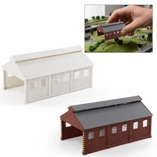 Evemodel N Scale Loco Maintenance Building Service Shop for Model Railroad