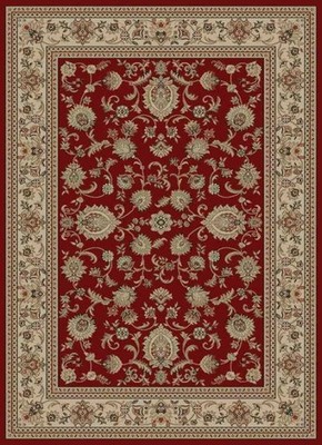Traditional Persien 5x8 Floral Scrolls Border  Actual: 5' 3'' x 7' 3''