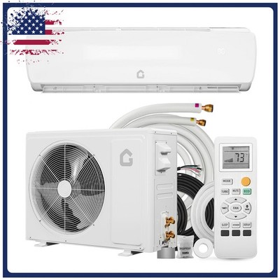 12000 BTU 19 SEER2 Ductless Mini Split Wall-Mount Air Conditioner & Heater R32