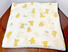 Aden Anais Disney Winnie the Pooh Bees Flowers Bees Nest Muslin Blanket Swaddle