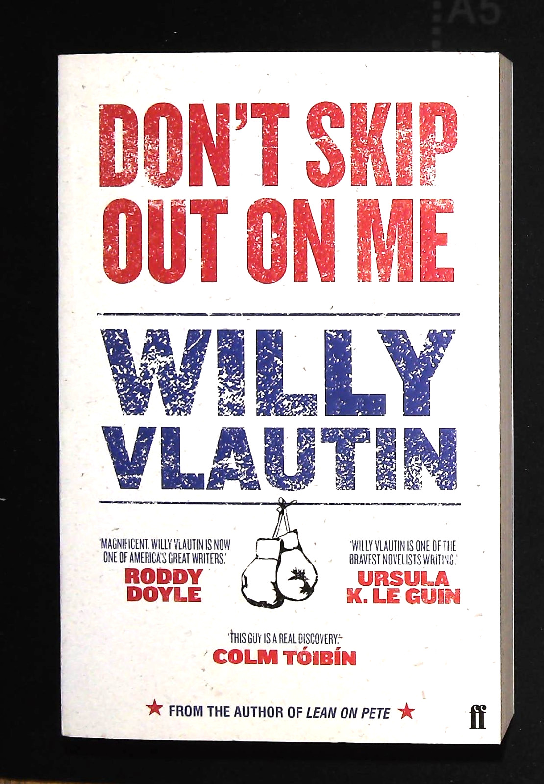 Don't Skip Out on Me by Willy Vlautin (Paperback) Book NEW
