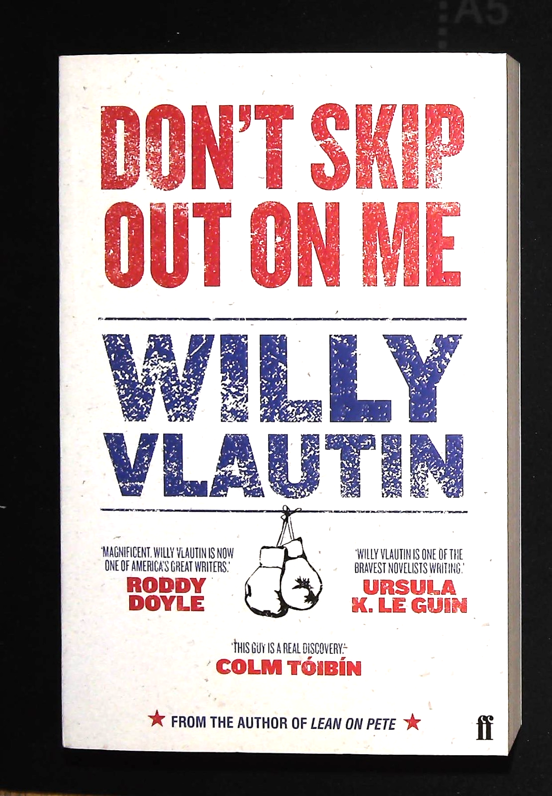 Don't Skip Out on Me by Willy Vlautin (Paperback) Book NEW