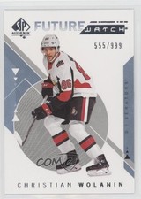 2018-19 SP Authentic Future Watch 555/999 Christian Wolanin #181 e9p