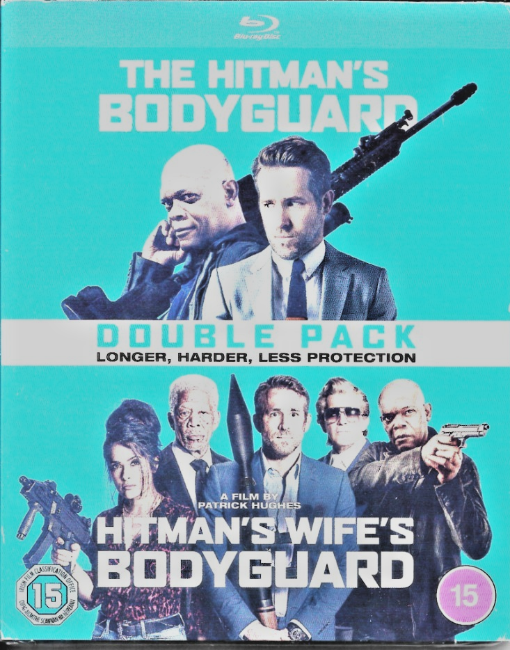The Hitman's Bodyguard  2 movie set  Ryan Reynolds  Sealed  Blu Ray+ slip cover