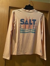 Salt Life Women s Orange SLX Drifit Shirt Long Sleeve NWT S