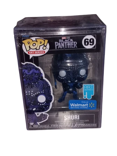 Funko Pop! Art Series Marvel Black Panther #69 Shuri Walmart Exclusive