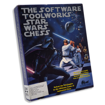 STAR WARS CHESS The Software Toolworks IBM PC MS-DOS BIG BOX  1993 Kult-Schach