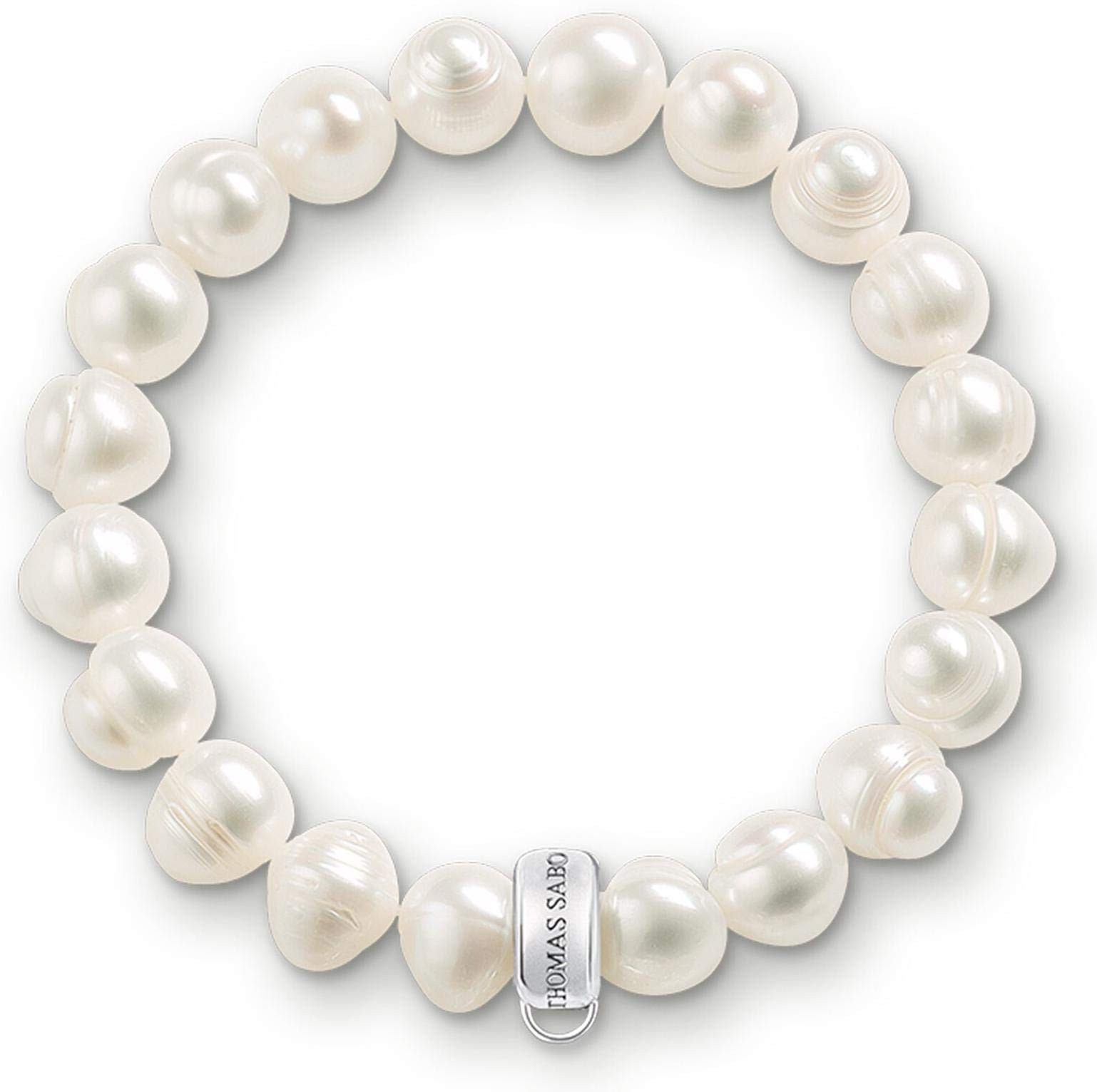 Thomas Sabo charm bead bracelet 925 sterling silver Extra Large, White - Image 2