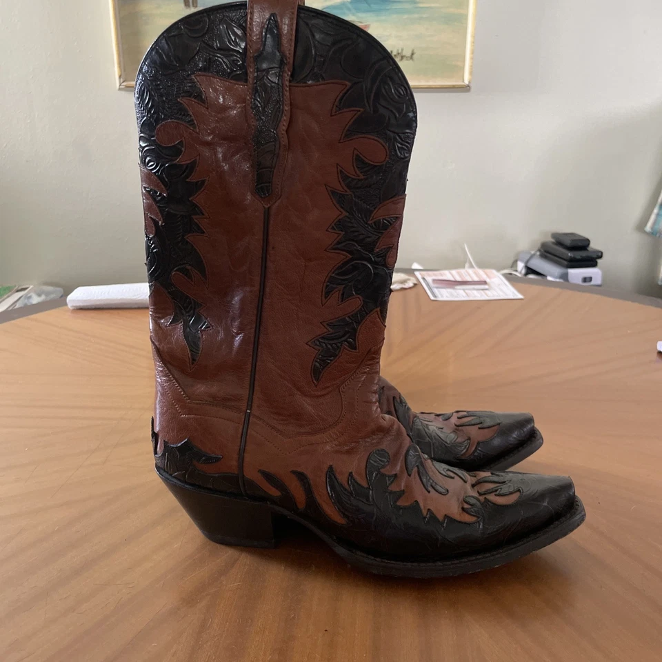 Bota Western Dan Post Lauryn marrón para mujer talla 9M Foto 2 de 4