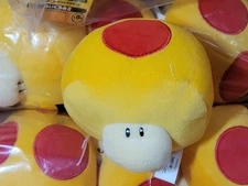 New Super Mario Bros Mega Mushroom 5" Plush (2007, BPS) Brand New Japan Import