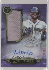 2019 Triple Threads Single Jumbo Relics Amethyst 43/75 Mitch Haniger Auto 8k4