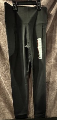 Avia Womens Soft Sculpt High Rise Leggings Black Soot Size S (316,17,21)