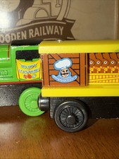 Jolly Chocolate THOMAS FRIENDS TRAIN WOODEN RAILWAY EASTER Holiday Bunny BOXCAR