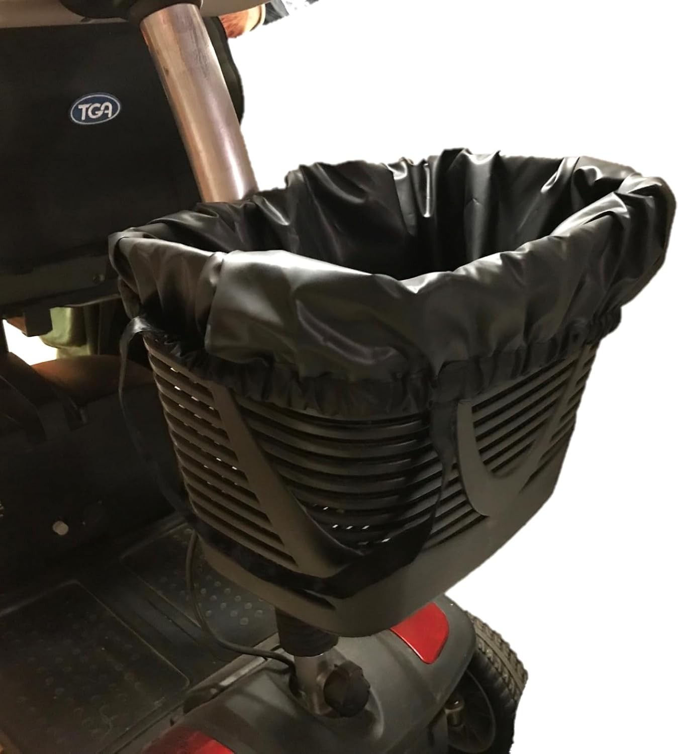 Mobility Scooter Waterproof Fitted Front Basket Bag Liner Black Polyester - Kee