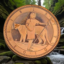 2010 Daniel Carr 1 Amero Coin Copper BU - Union of North America