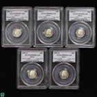 Lot of 5 - 1997-S Roosevelt Silver Dime Proof PCGS PR69DCAM