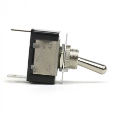 Heavy-Duty Toggle Switch - Chrome 20a/12vdc Johnny Law Motors KICSW20 custom