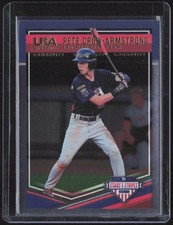 2018 Panini USA Baseball Stars & Stripes #64 Pete Crow-Armstrong Longevity Base