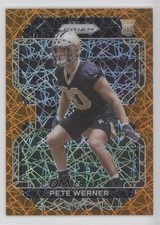 2021 Panini Prizm Rookie Lazer Prizm Pete Werner #391 1s8