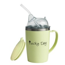 Adult Sippy Cups for Elderly 350ml Sippy Cup with Handle No Spill Cups for Adult