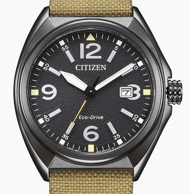 Citizen Sports ECO-DRIVE 40 mm Solaruhr Herrenuhr 10 BAR WR AW1575-08E