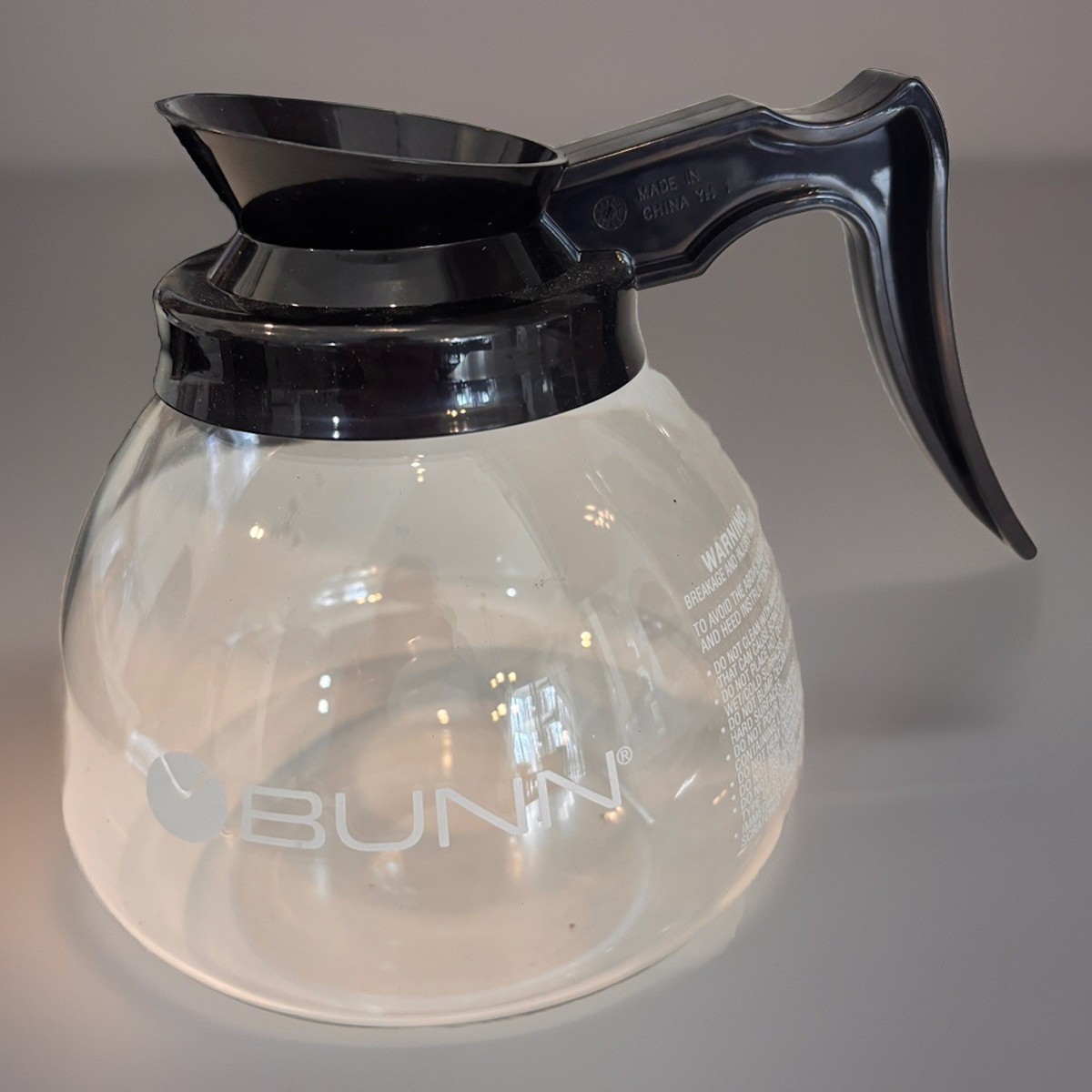 NEW! Bunn Bun 12 Cup Pot Pitcher Shatter Proof Commercial Glass Coffee  Carafe