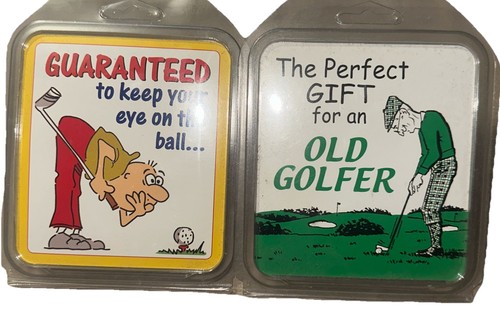 Golf Balls Set Of 2 Perfect Gag Gift For An Old Golfer Toledo OH USA NEW - 第 1/6 張圖片