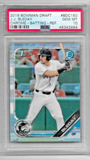 2019 Bowman Draft J.J. Bleday 1st Chrome Refractor Card #BDC-150 PSA 10