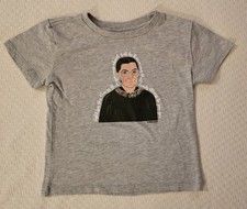 Rebel Girls 3T Tee-shirt Ruth Bader Ginsburg Graphic TEE Cotton Polyester MW