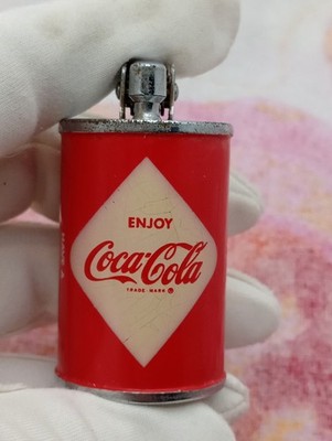 Vtg Coke Barrel Lighter Used For Parts Or Collecting JAPAN