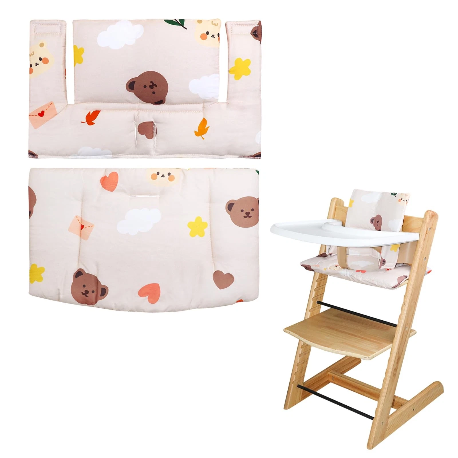 for Tripp Trapp High Chair Cushion, Soft and Comfortable for Tripp Trapp High...
Opens in a new wind