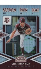 2020 Panini - Elite Extra Edition Baseball Christian Roa College Ticket
