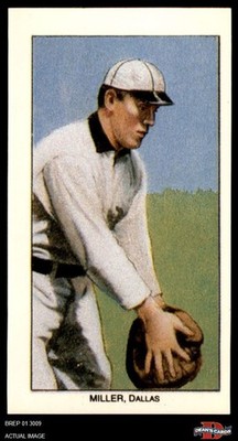 1909 T206 Reprint #337 Molly Miller DAL Minor League - Dallas 8 - NM/MT