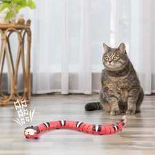 Smart Sensing Cat Snake Toy Interactive Electric Motion Toy for Cats  Dogs USB
