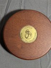 Vintage Fenton Medallion Collection Wood Base 4 Round — photo 3