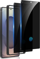 2 Pack for Samsung Galaxy S25 Ultra Privacy Screen Protector Tempered Glass, 25 