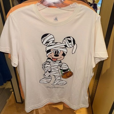 2026 Walt Disney World Halloween Mummy Mickey Shirt Adult Sizes New W/ Tags!