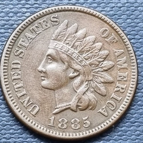 1885 Indian Head Cent 1c Higher Grade XF #95926