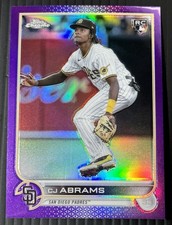 2022 Topps Chrome Update Series - C.J. Abrams #USC3 Purple Refractor (RC)