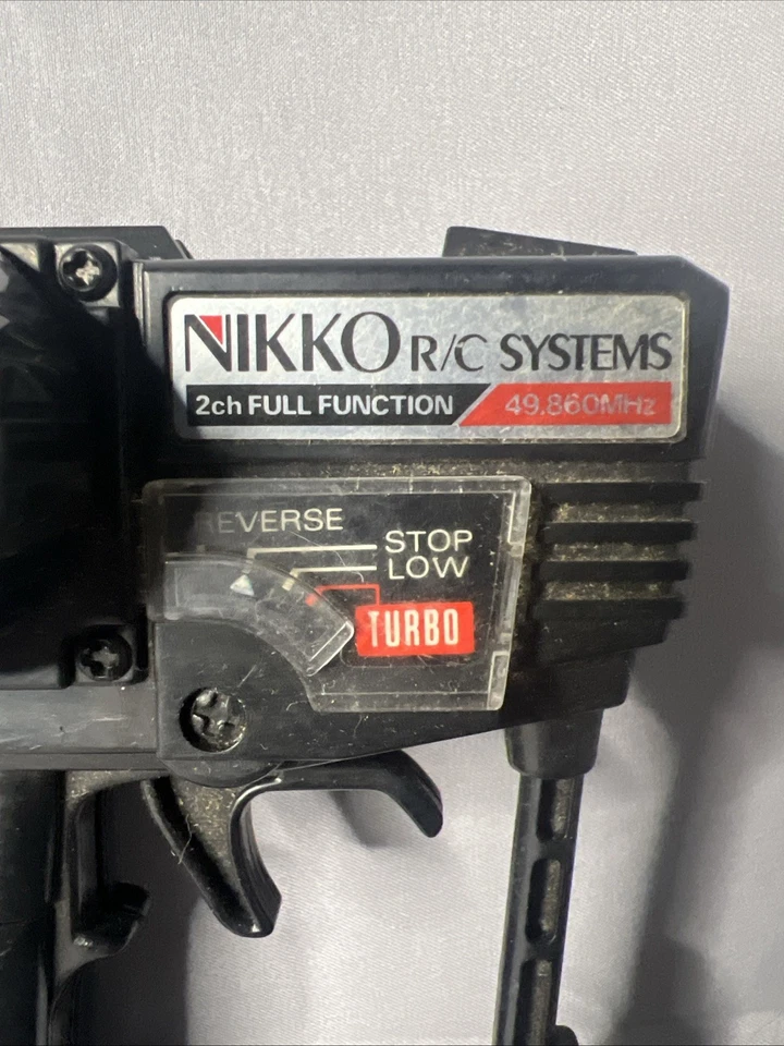 Vintage NIKKO R/C Car Systems 49Mhz Remote Control Wheel 2 Channel Works - Image 2 of 3
