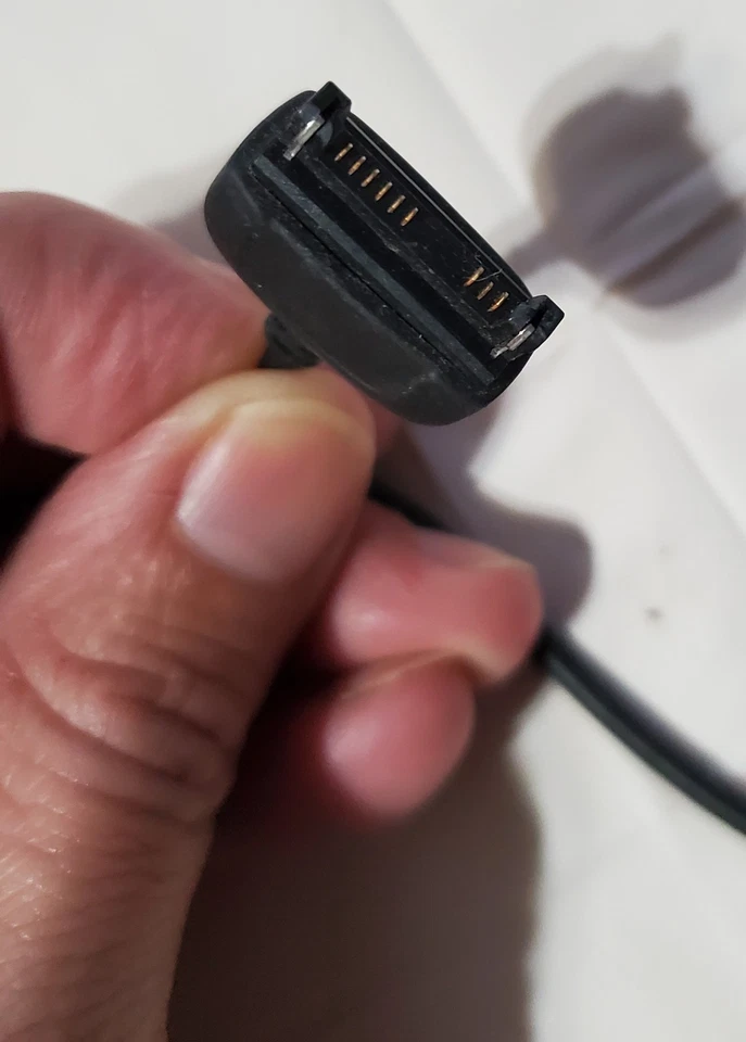 Vintage Nokia HS-23 In Ear Stereo Headset Hands-Free Silver Black  - Image 3 of 4