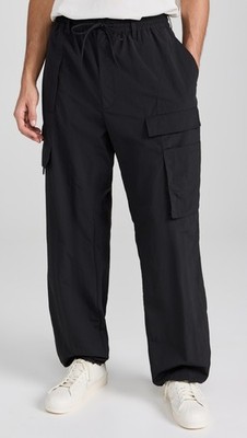 Adidas Y-3 Crinkle Nylon Cargo Pants SMALL RETAIL $450 | eBay
