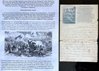 CIVIL WAR BOONVILLE IN PATRIOTIC SOLDIERS DREAM BATTLE CORINTH LETTER SIGNED '62