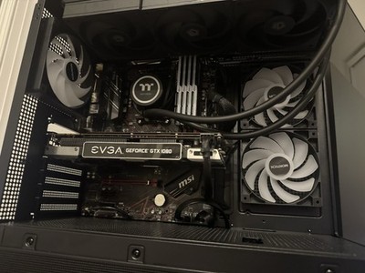 PC Tower/Ryzen 7 3700x Water Cooler/gtx 1080/1tb Nvme Ssd/32 Gb Trident Ram