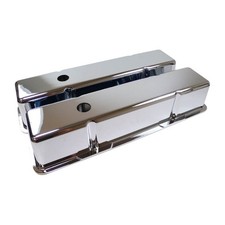 Rpc Sbc Chevy Tall Aluminum Valve Cover W Hole Polished Wa6030-1 Pair