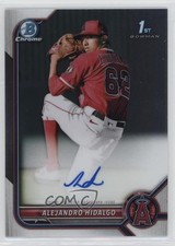 2022 Bowman Chrome Prospect Auto Alejandro Hidalgo #CPA-AH Auto 0b3