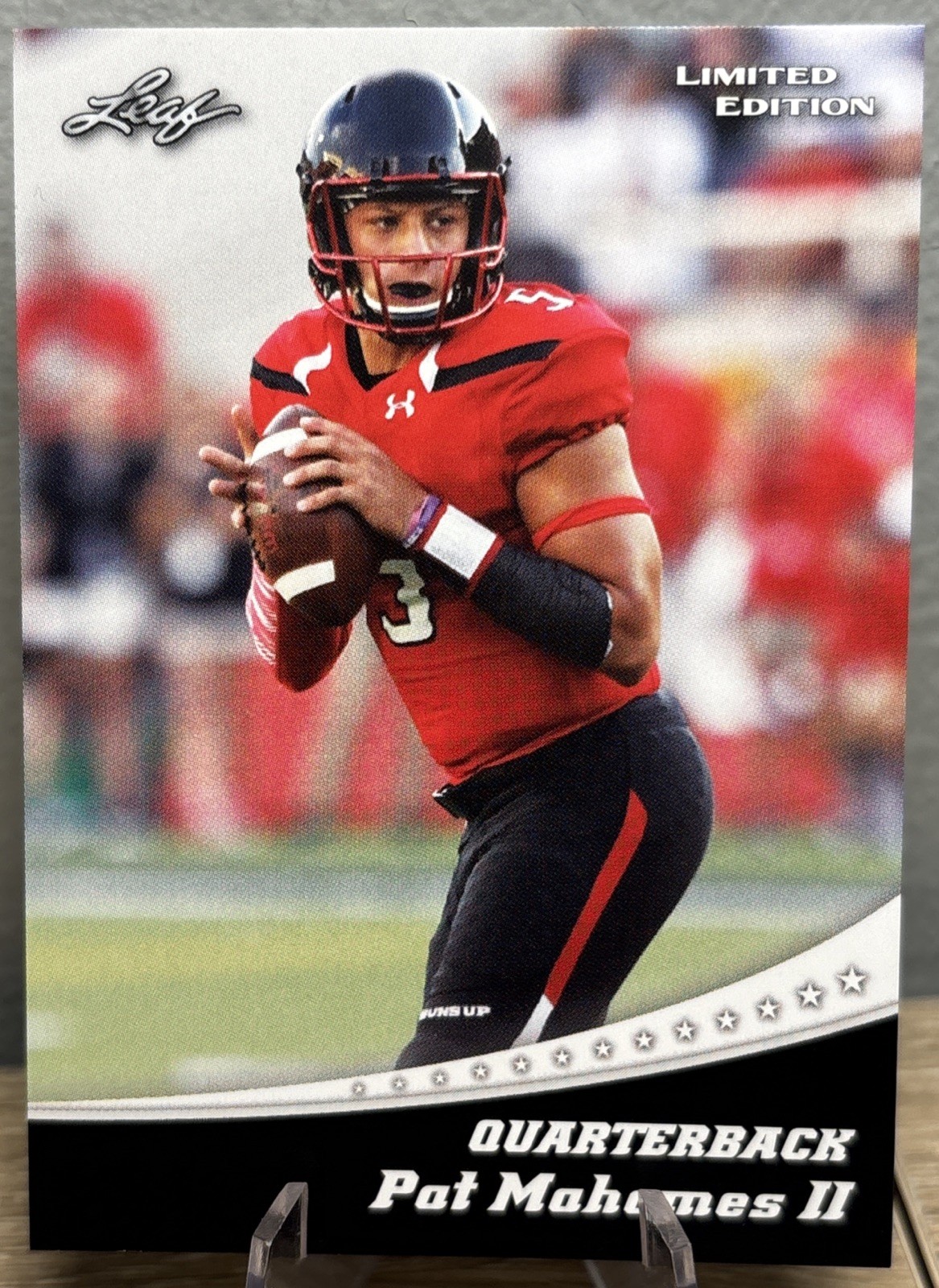 Patrick Mahomes 2017 Leaf Special Release Limited Edition #13 Rookie Chiefs