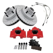 TRQ BKA33599 Brake Kit For Chevy Tahoe 1995-1997 Front 12321448
