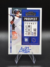 2020 Panini Contenders Prospect Ticket Autographs 2 #10 Oscar Colas!